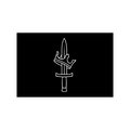 "Dagger v1.5" Sticker ( Soft Touch - Matte )